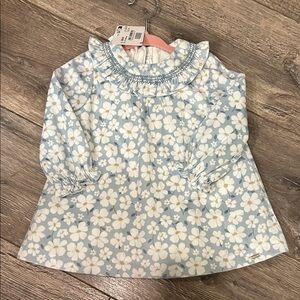 Mayoral Light Blue Floral dress